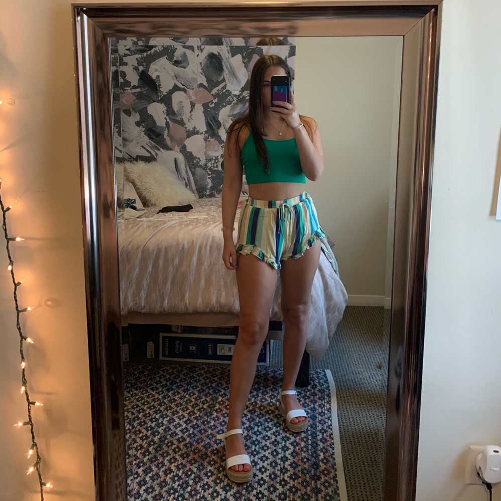 Wild Honey Striped Shorts